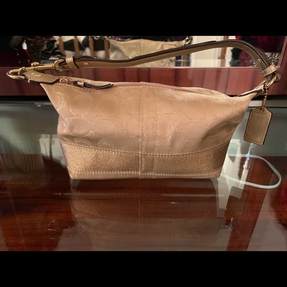Gold Coach Baguette Purse